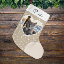 Pet Photo Cream Cozy Natal
