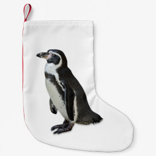 Meia De Natal Pequena Pinguim