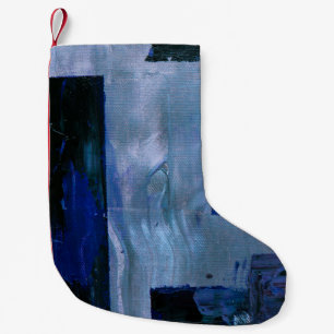 Meia De Natal Pequena pintura abstrato