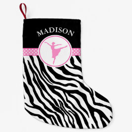 Meia De Natal Pequena Pique seu dançarino de balé conhecido do impressão