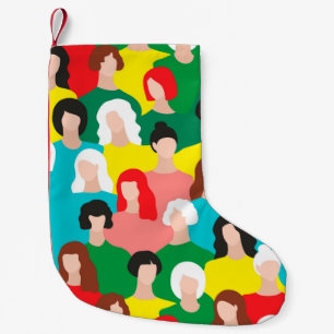 Meia De Natal Pequena Poder das raparigas