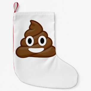 Meia De Natal Pequena poo emoji xmas natal