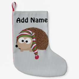 Meia De Natal Pequena Porco no Boné adormecido