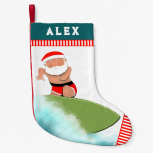 Meia De Natal Pequena Presente de Férias de Surfe
