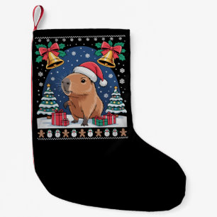Meia De Natal Pequena Presente de Natal para Amante de Capivara, Capivar