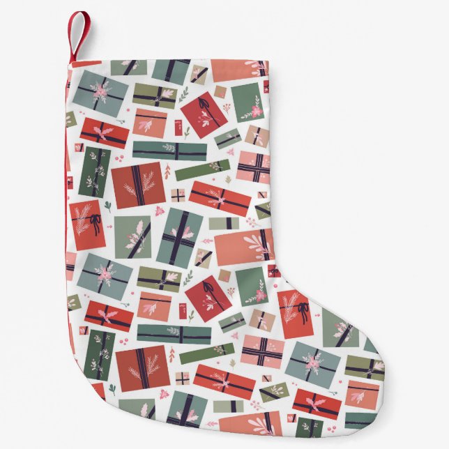 Meia De Natal Pequena Presentes de higiene (Frente)