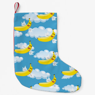 Meia De Natal Pequena Presentes engraçados para amantes de banana e humo