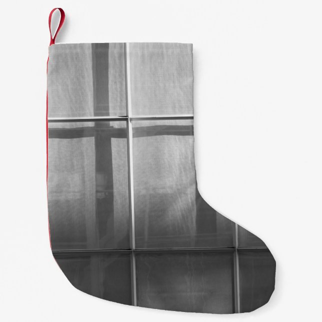 Meia De Natal Pequena Quadrada (Frente)