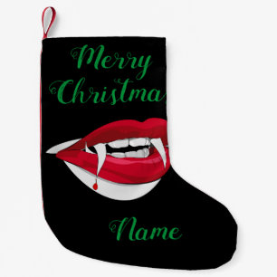 Meia De Natal Pequena Raio de Sorriso de Vampiro_Cove