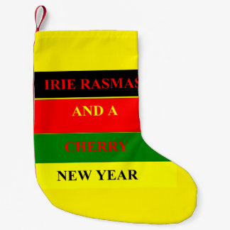 Meia De Natal Pequena Rasta de natal