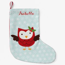 Meia De Natal Pequena Red Holiday Ownership Personalizado