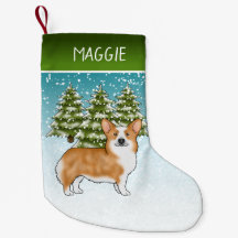 Red Pembroke Welsh Corgi Natal