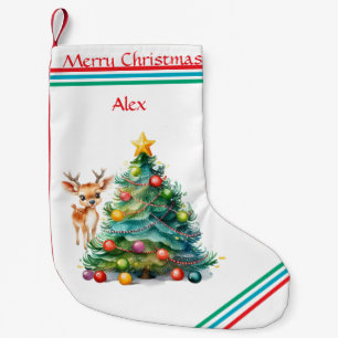 MEIA DE NATAL PEQUENA REINDEER/ÁRVORE DE NATAL