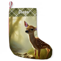 Retrato Personalizado da Baby Deer Wildlife