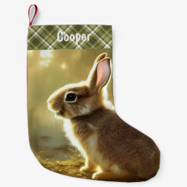 Meia De Natal Pequena Retrato Personalizado para a Vida Selvagem do Bebê