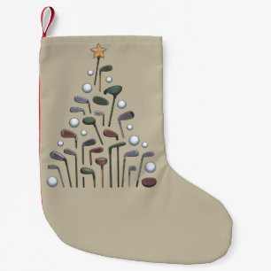 Meia De Natal Pequena Retro Golf Club Árvore de Natal de Golfe X-mas