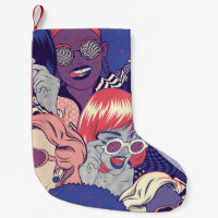 Retro Pop Art Comic Girls Seamless Pattern. Backgr