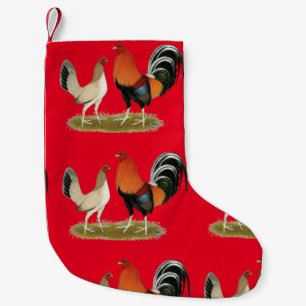 Meia De Natal Pequena Rodas de Gamefowl