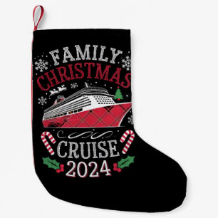 Meia De Natal Pequena Roupa Combinando para Cruzeiro de Natal da Família