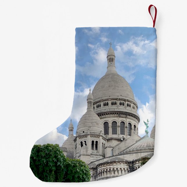 Meia De Natal Pequena Sacré-Coeur, Paris, França (Verso)