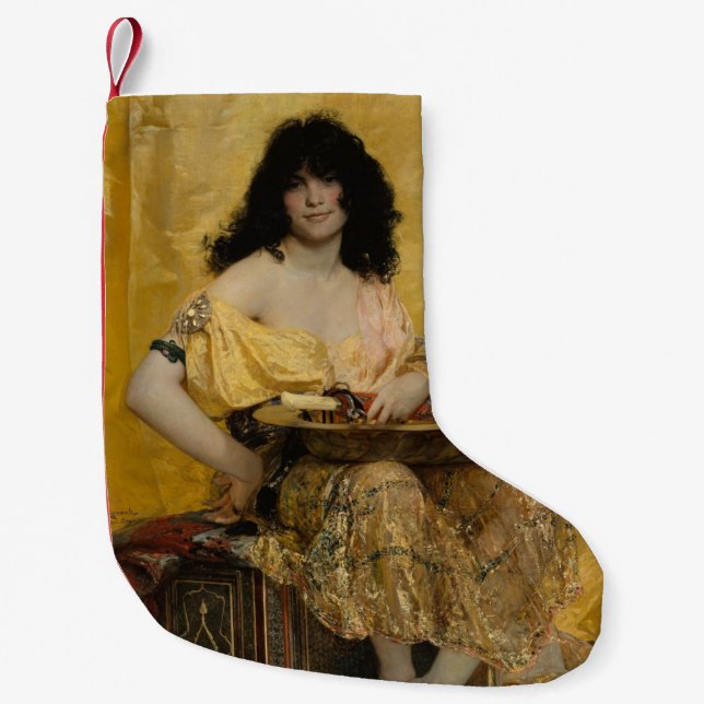 Meia De Natal Pequena Salomé (Retrato feminino) (por Henri Regnault) (Frente)