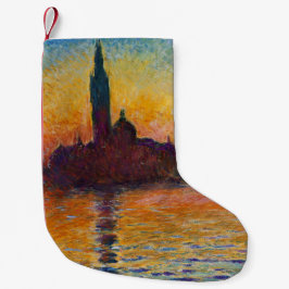 Meia De Natal Pequena San Giorgio Maggiore em Dusk (por Claude Monet)