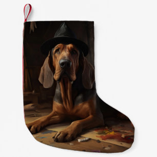 Meia De Natal Pequena Sanguhound Pumpkins Halloween Assustado