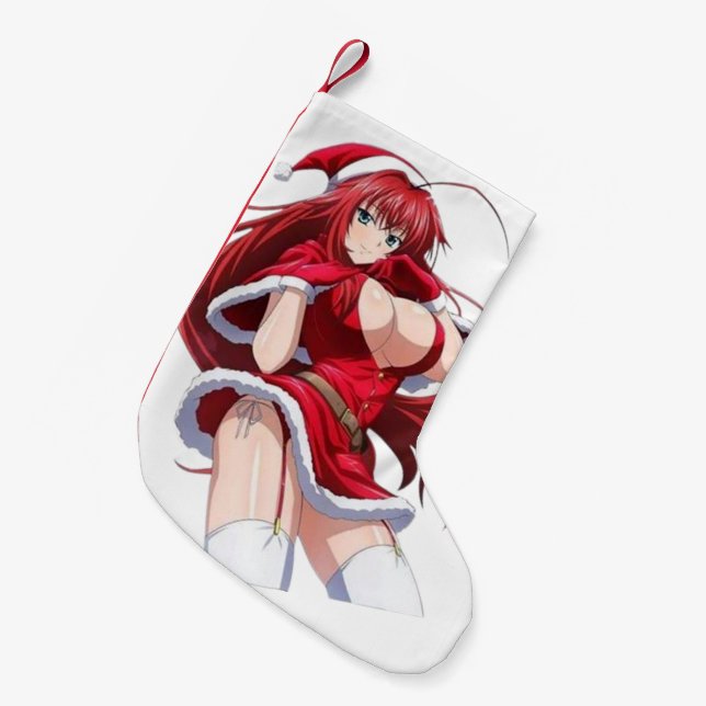 Meia De Natal Pequena Santa Diva Anime Winter Outfit (Frente (Pendurada))
