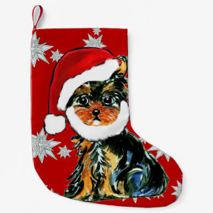 MEIA DE NATAL PEQUENA SANTA YORKIE POO