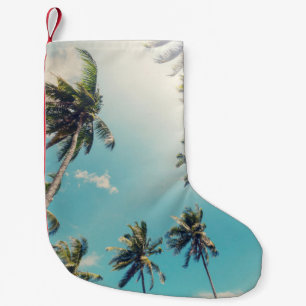 Meia De Natal Pequena Serenity Tropical Beach Landscape