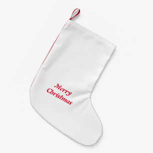 Meia De Natal Pequena Simples elegante personalizado Natal feliz Cris