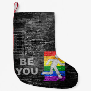 Meia De Natal Pequena SlipperyJoe's Be You brick wall stick