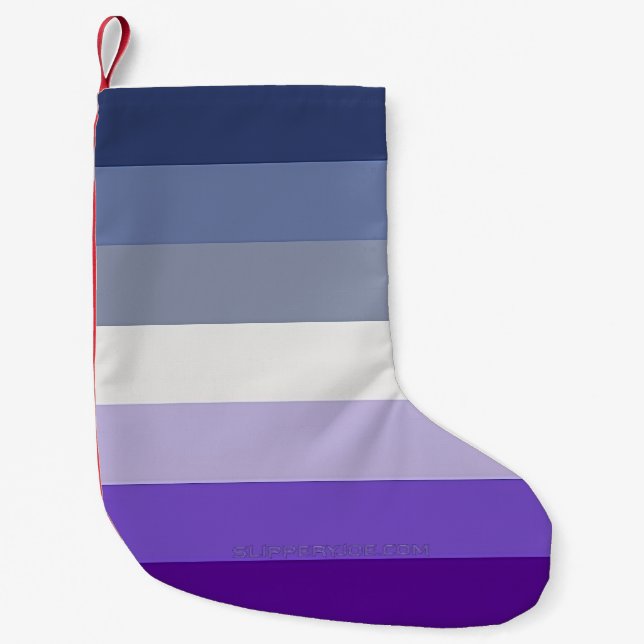 Meia De Natal Pequena SlipperyJoe's Butch Lesbian Pride Flag gay (Frente)