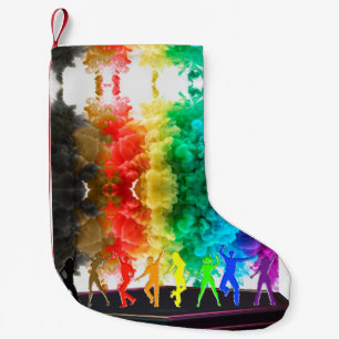 Meia De Natal Pequena SlipperyJoe's Dancing Pride Shadows gay presentes 