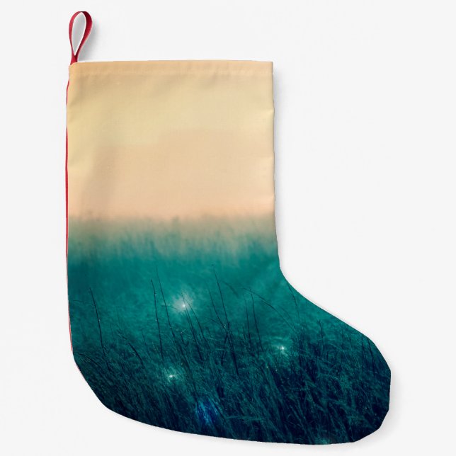 Meia De Natal Pequena Sol de textura de moagem de transformação (Frente)