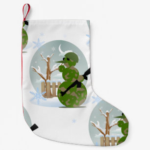 Meia De Natal Pequena soldado de neve, natal natal