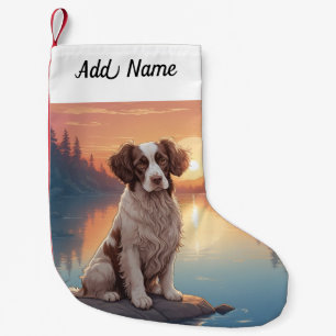 Meia De Natal Pequena Springer Spaniel