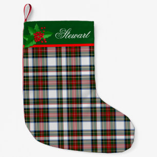 Meia De Natal Pequena Stewart Vestido - Parada de Natal Personalizada