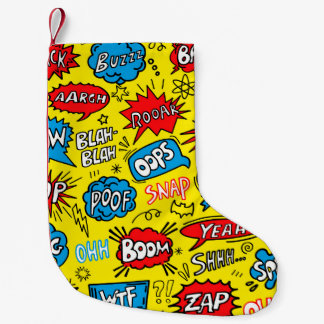 Meia De Natal Pequena Super Herói Saga: Bons Padrões em Quadrinhos