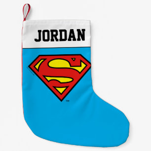 Meia De Natal Pequena Super-Homem Logotipo Superman