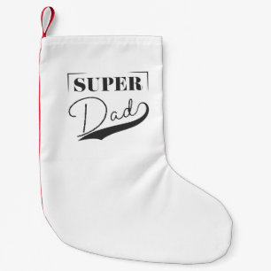 Meia De Natal Pequena Super Pai