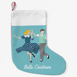 Meia De Natal Pequena Swing Dance