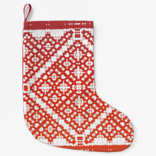 Meia De Natal Pequena Talavera mexicana ornamentado tradicional. Design