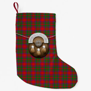 Meia De Natal Pequena Tartan de Macintosh do clã