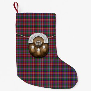 Meia De Natal Pequena Tartan de Ritchie do clã