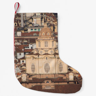 Meia De Natal Pequena telespectador da cidade italiana,arquitetura,edifí