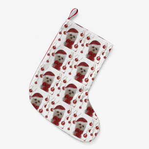 MEIA DE NATAL PEQUENA TERRIER YORKSHIRE 