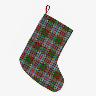Meia De Natal Pequena Teste padrão escocês do Tartan de Anderson do cl