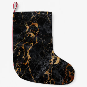 Meia De Natal Pequena Textura Marble: Superfície Elegante Da Pedra.
