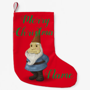 Meia De Natal Pequena Thunder_Cove do Gnome de Natal de inverno